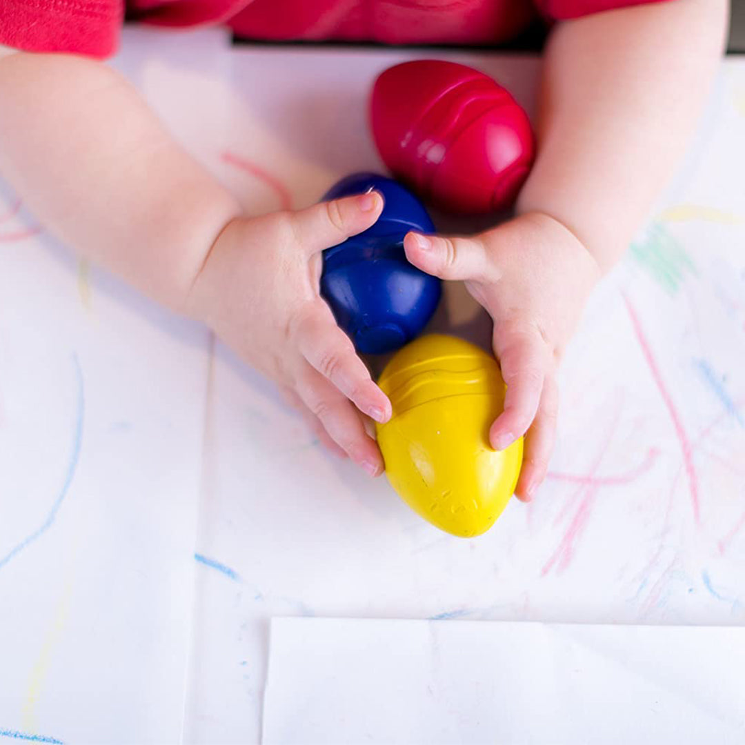 Crayola My First Palm Grip Crayons | Toddler Coloring Supplies & Fine Motor Skills Toy