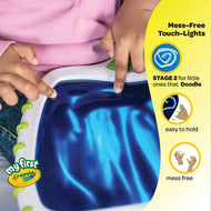 Crayola My First Touch Lites | Mess-Free Toddler Drawing Board & Sensory Toy