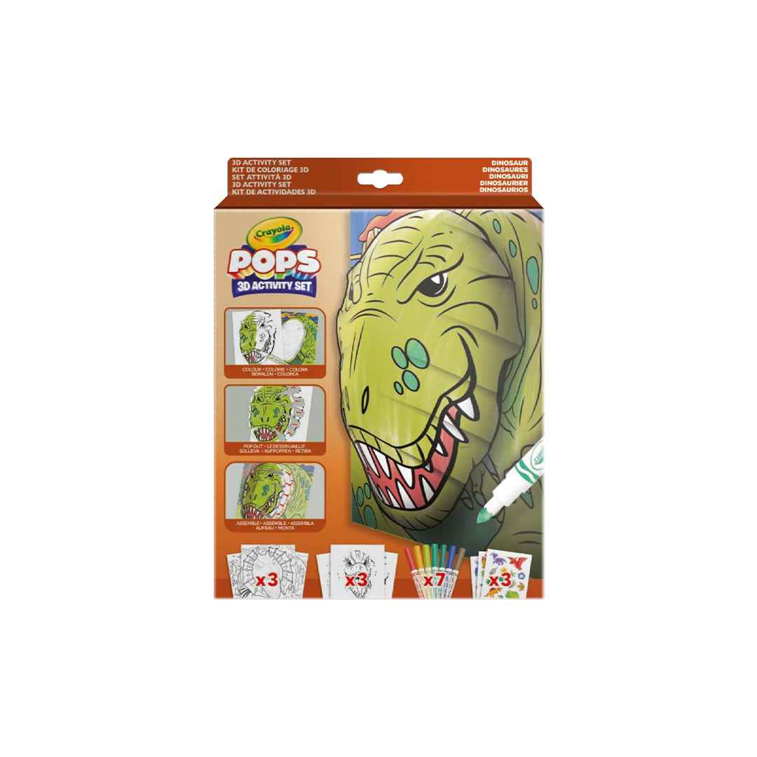 Crayola Pops 3D ColaCrayola pops 3D colouring kit dinos Dubaiouring Kit - Dinos