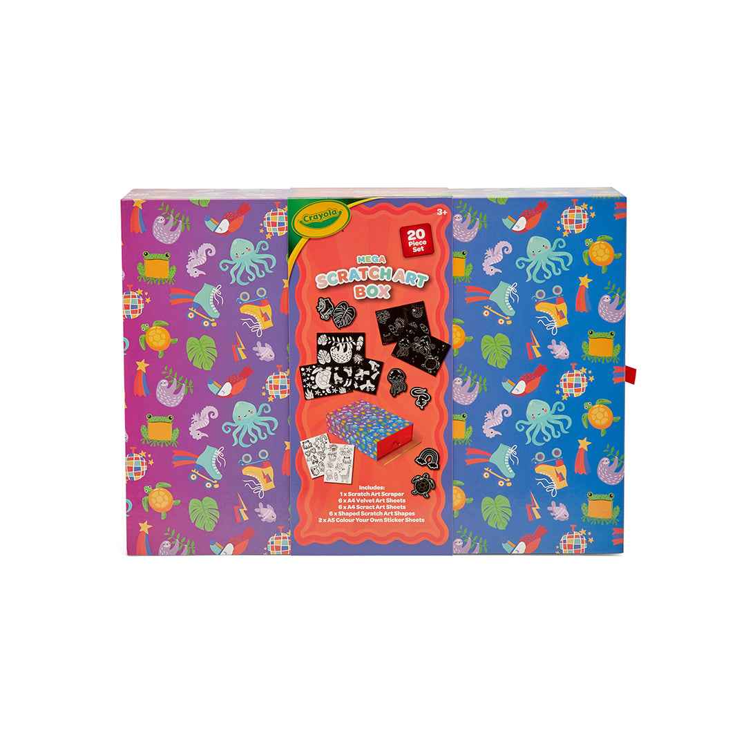 Crayola Scratch & Color Bumper Box