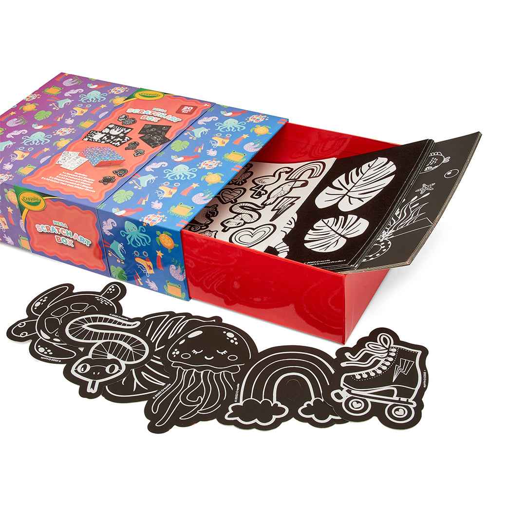 Crayola Scratch & Color Bumper Box - Toyspry