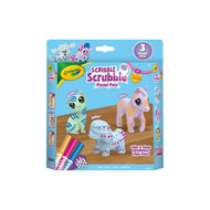 Crayola Scribble Scrubbie Pastel Pets | Washable Creative Toy Set