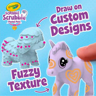 Crayola Scribble Scrubbie Pastel Pets | Washable Creative Toy Set