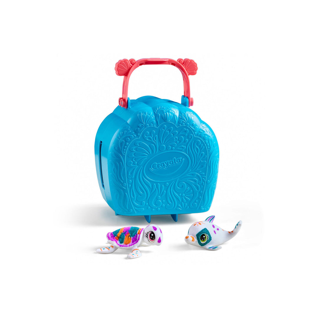 Crayola Scribble Scrubbie Pets Seashell Splash Playset in its box

