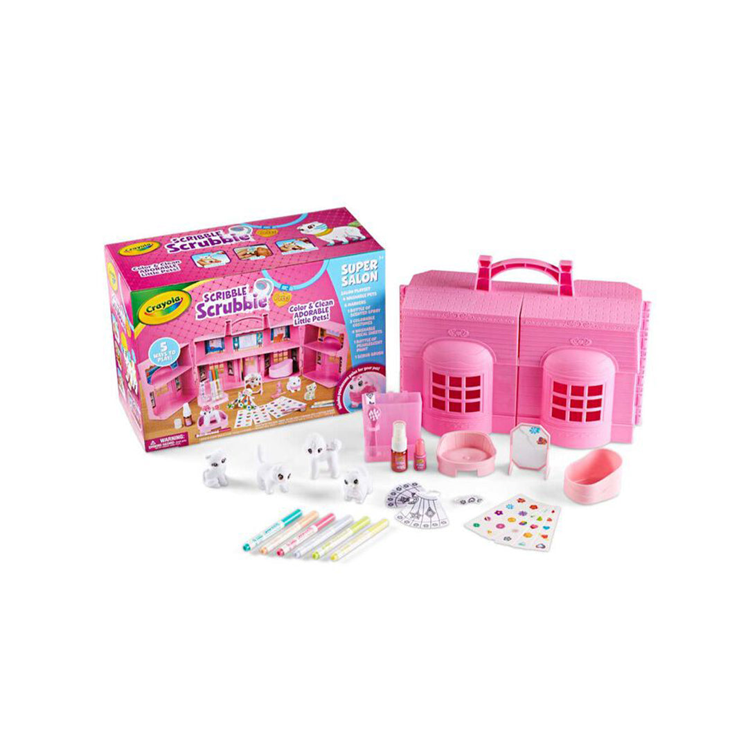 Crayola Scribble Scrubbie Pets Super Salon Playset