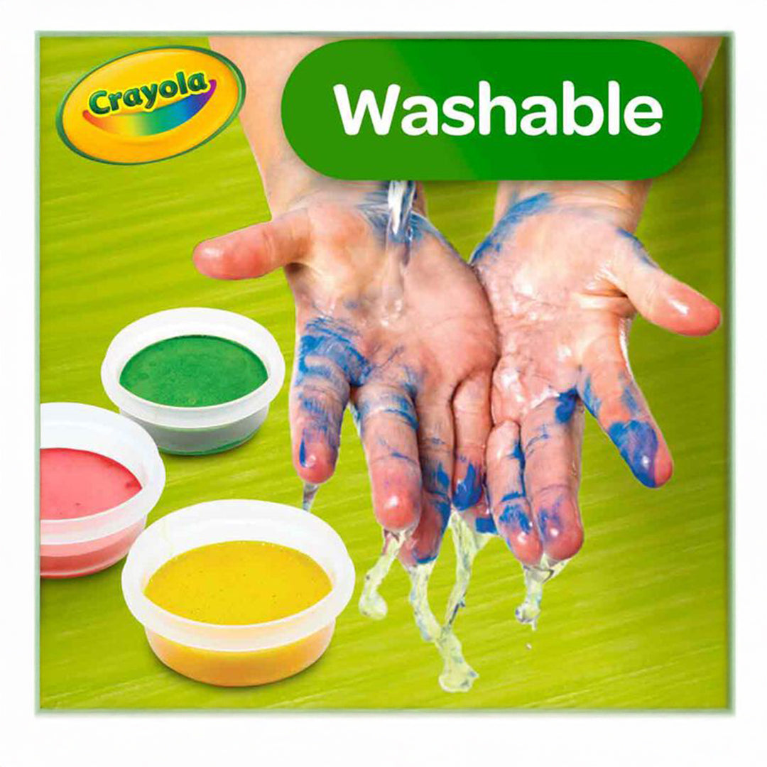 Crayola Spill-Proof Paint Set | Less Mess Washable Paint Activity Kit for Kids - Toyspry