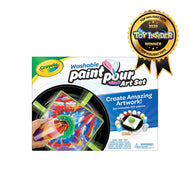 Crayola Washable Paint Pour Art Set | Less-Mess Art Kit