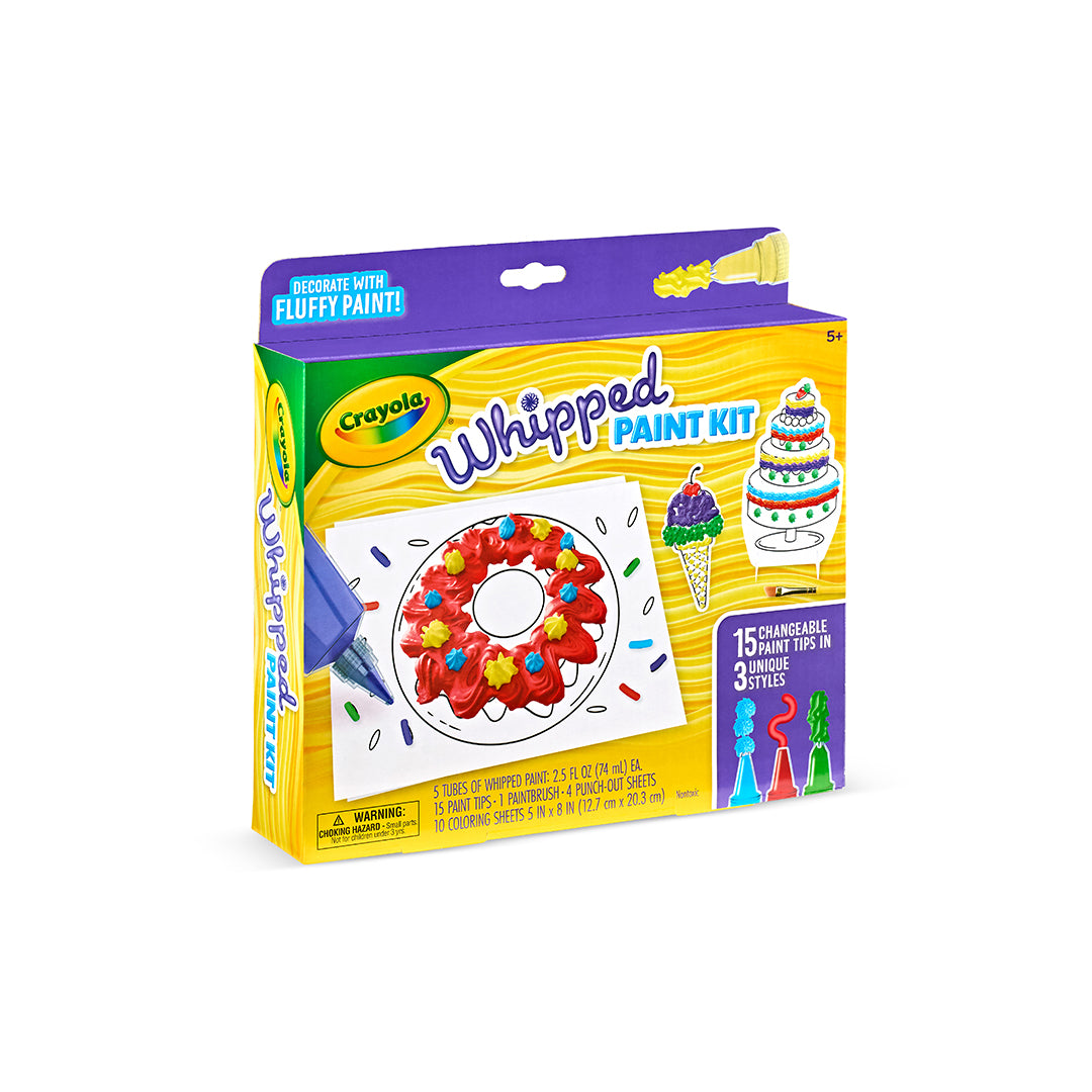 Crayola Whipped Paint 3D Textured Art Kit - Toyspry
