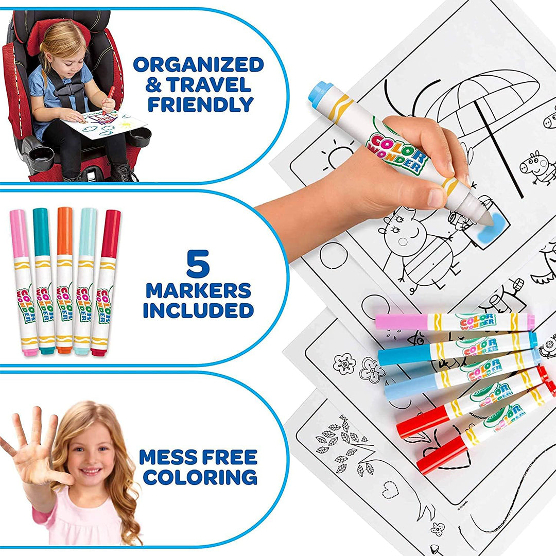 Crayola Wonder Set Animal Friends | Mess-Free Coloring Book for Kids & Toddlers