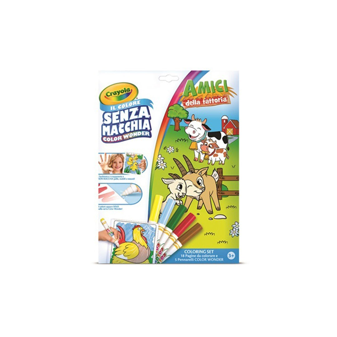 Crayola Mess-Free Coloring Book Animal Friends Set for Kids & Toddlers - Toyspry