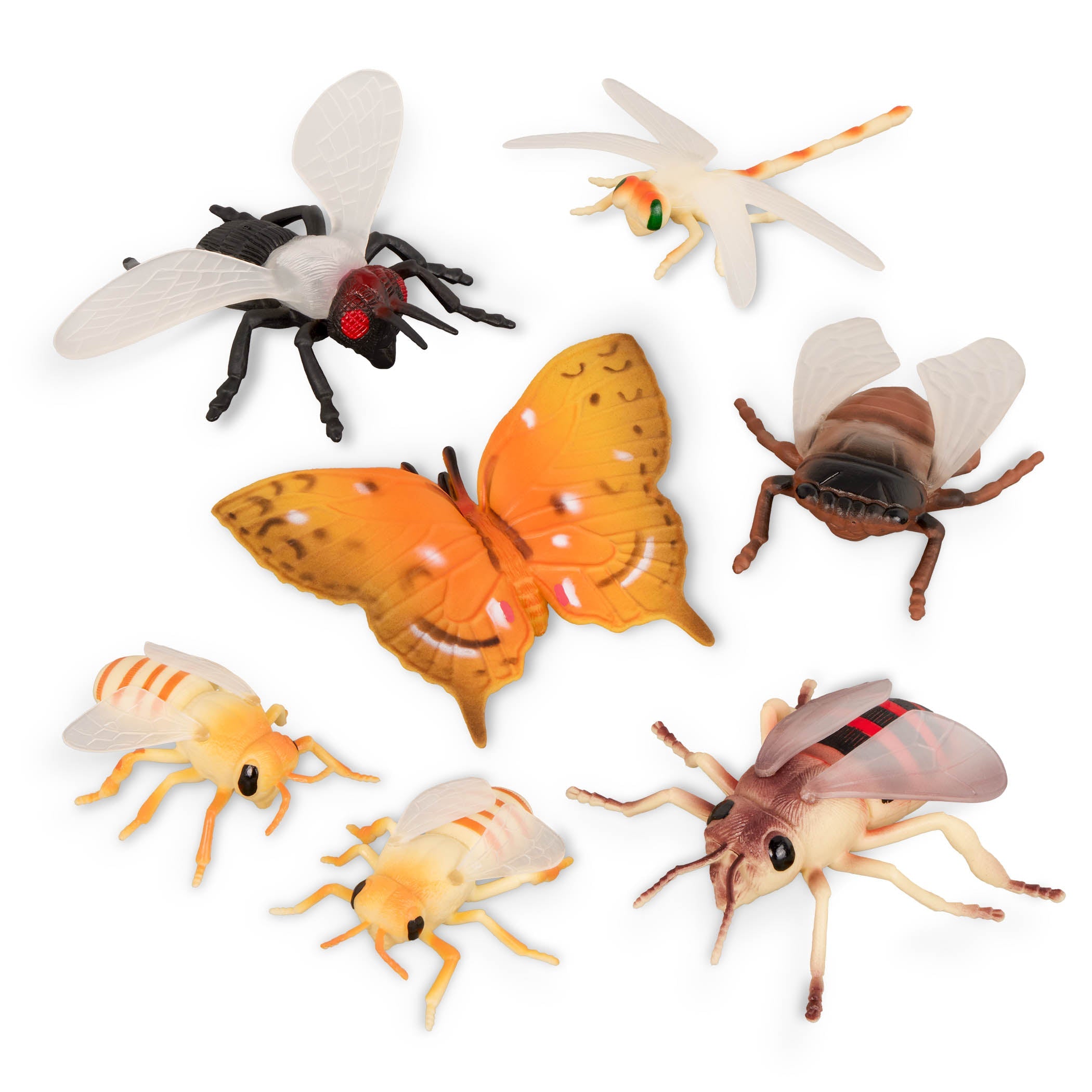 Terra Critters & Crawlers - 60-Piece Miniature Animal Playset - Toyspry