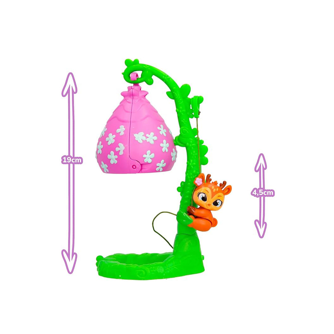 Cutie Climbers S1 Family Pack -  Collectible Animal Figures with Playsets