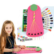 DIY Braiding Machine for Kids - Make Your Own Friendship Bracelets with Beads and Charms