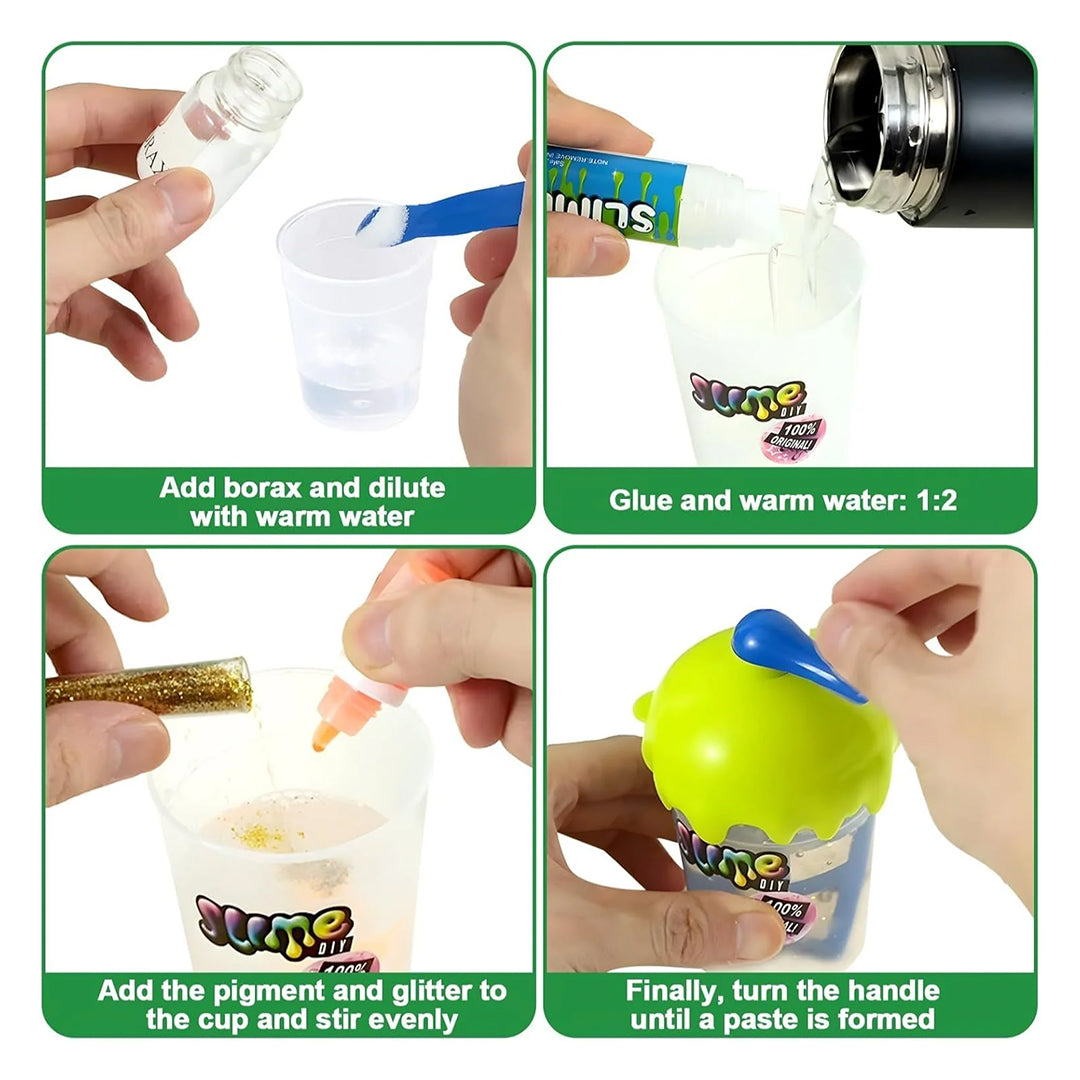 DIY Glowing Slime Factory - Kids Play Kit - Toyspry