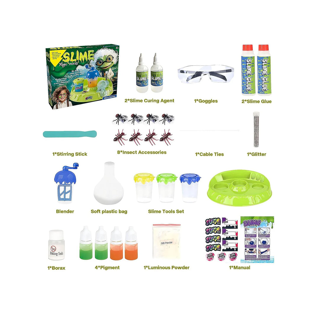 DIY Glowing Slime Factory - Kids Play Kit - Toyspry