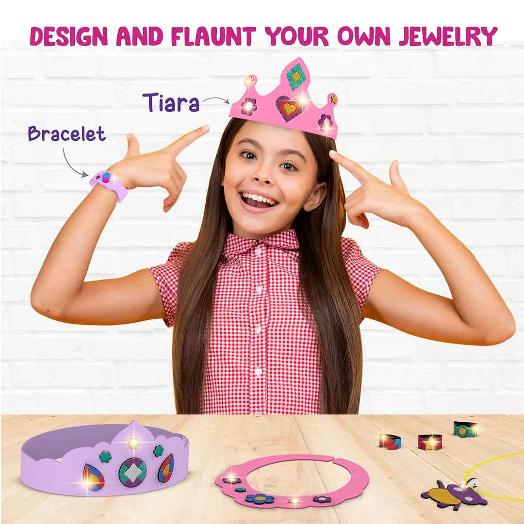 Smartivity Foil Magic - Mess-Free DIY Jewelry Making Kit (4Y+) - Toyspry