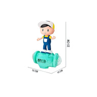 Dancing Robot Toy with Lights and Music -  Bump & Go Robot Toy for Kids