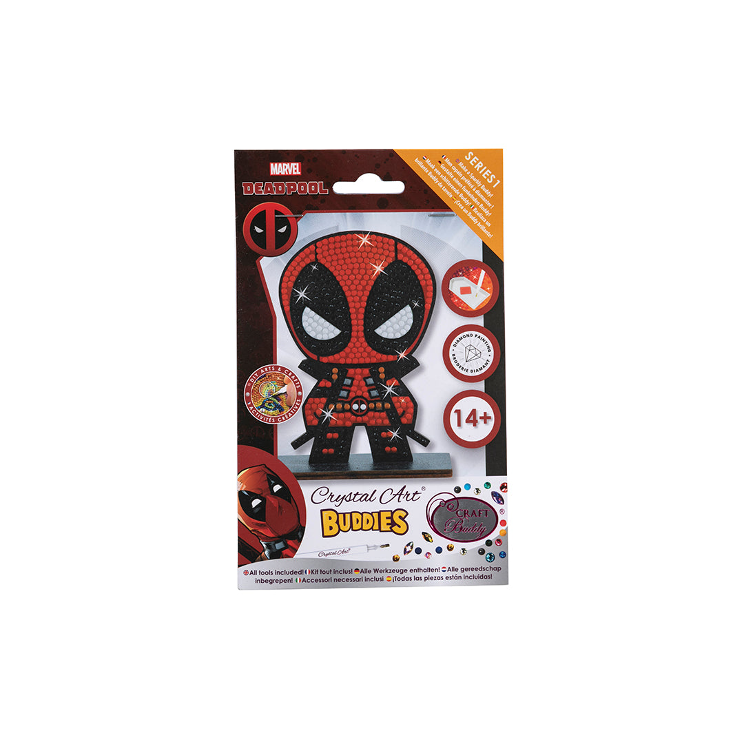 Deadpool Crystal Art Buddy - Marvel Diamond Painting Craft Kit