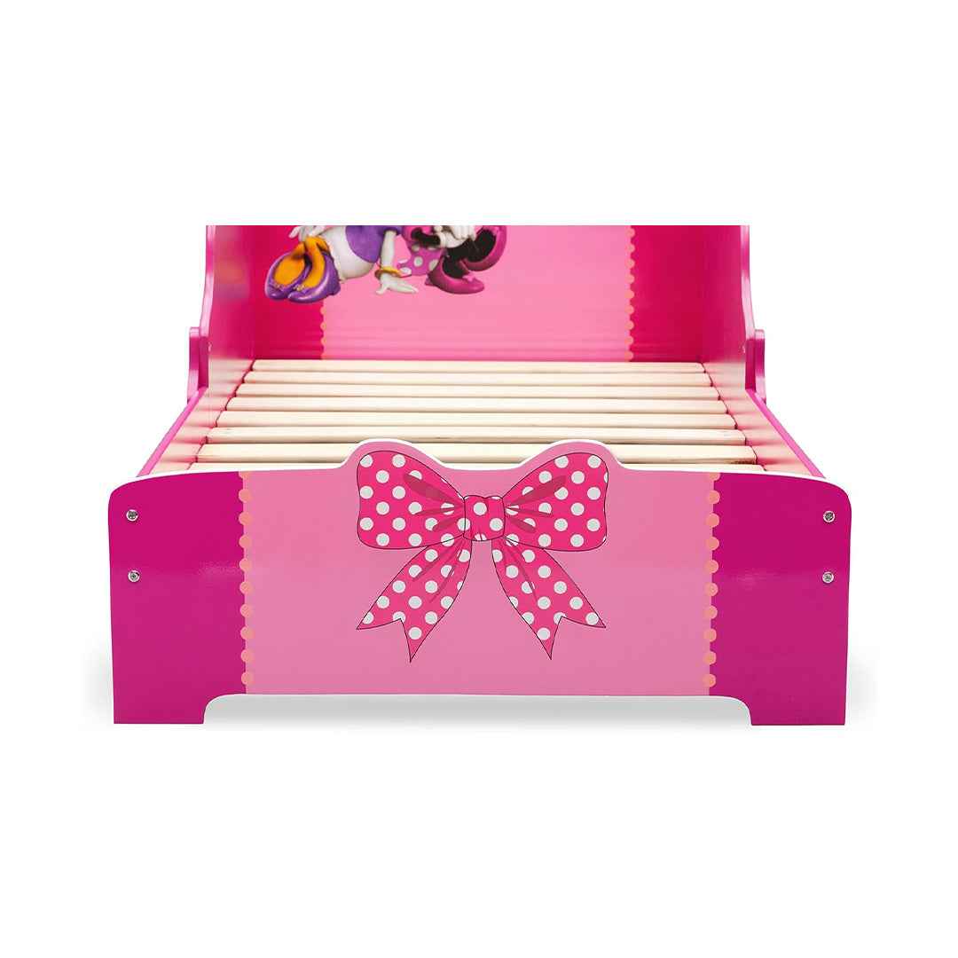 Delta Children Minnie Mouse - Wooden Toddler Bed - Toyspry