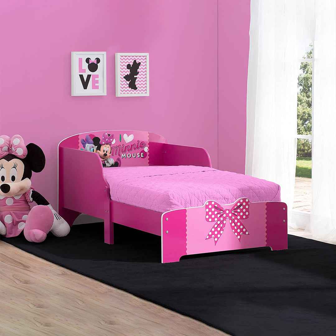 Delta Children Minnie Mouse - Wooden Toddler Bed