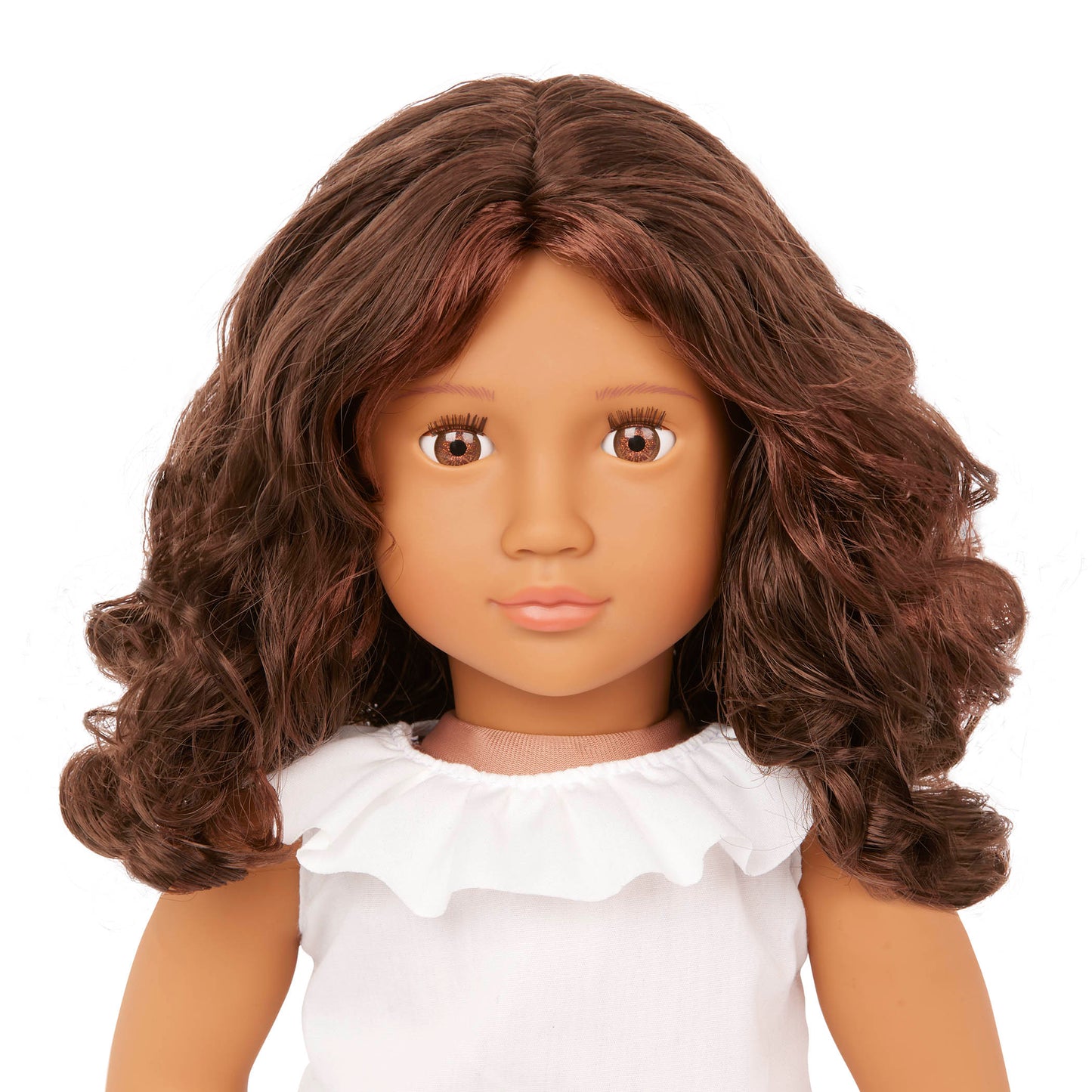 Close-up of the Valentina Deluxe Doll's glamorous outfit