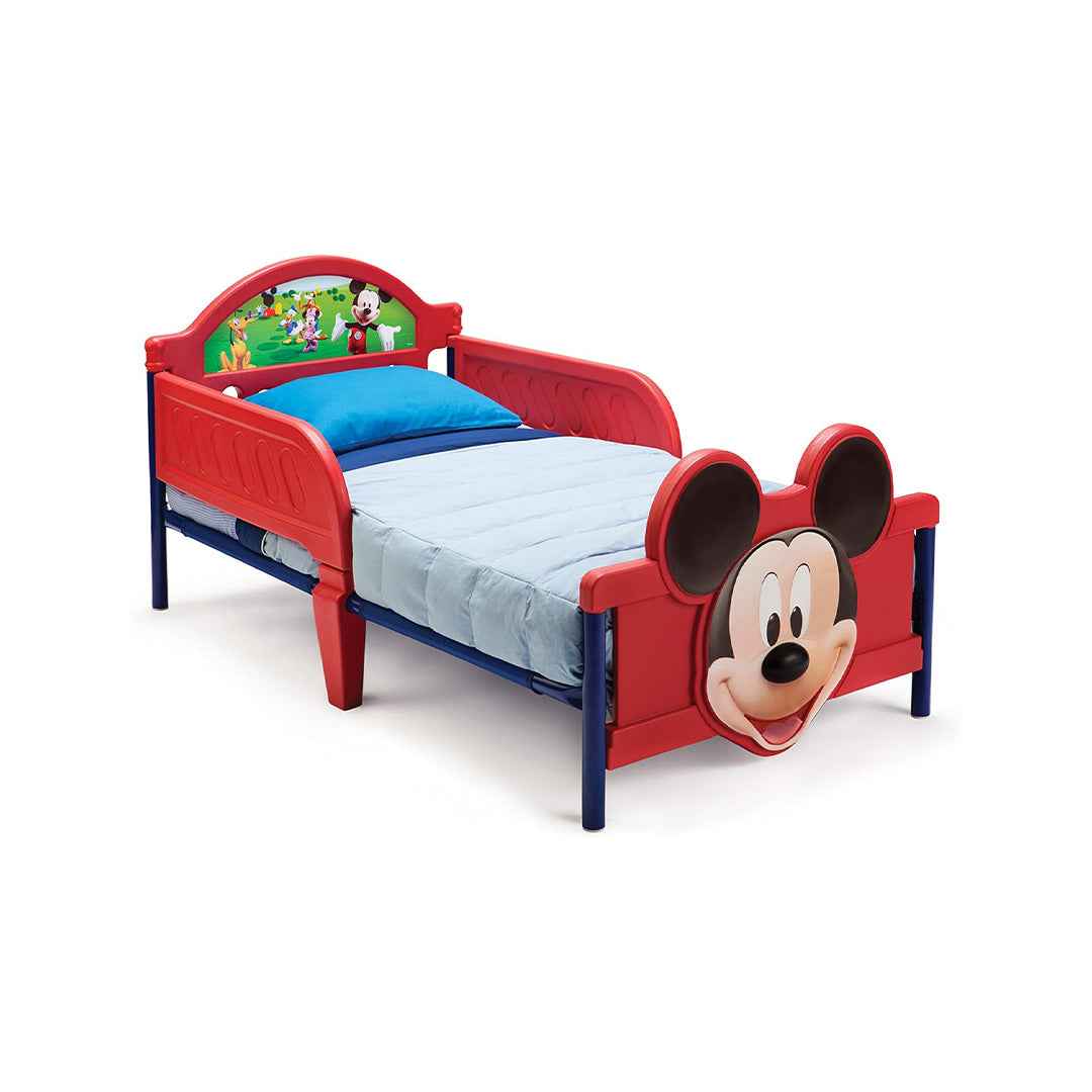 Delta Children Mickey Mouse 3D - Plastic Toddler Bed - Toyspry