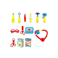 Kids Doctor Set with Trolley and Medical Clinic Accessories - 18 Piece Play Set for Kids