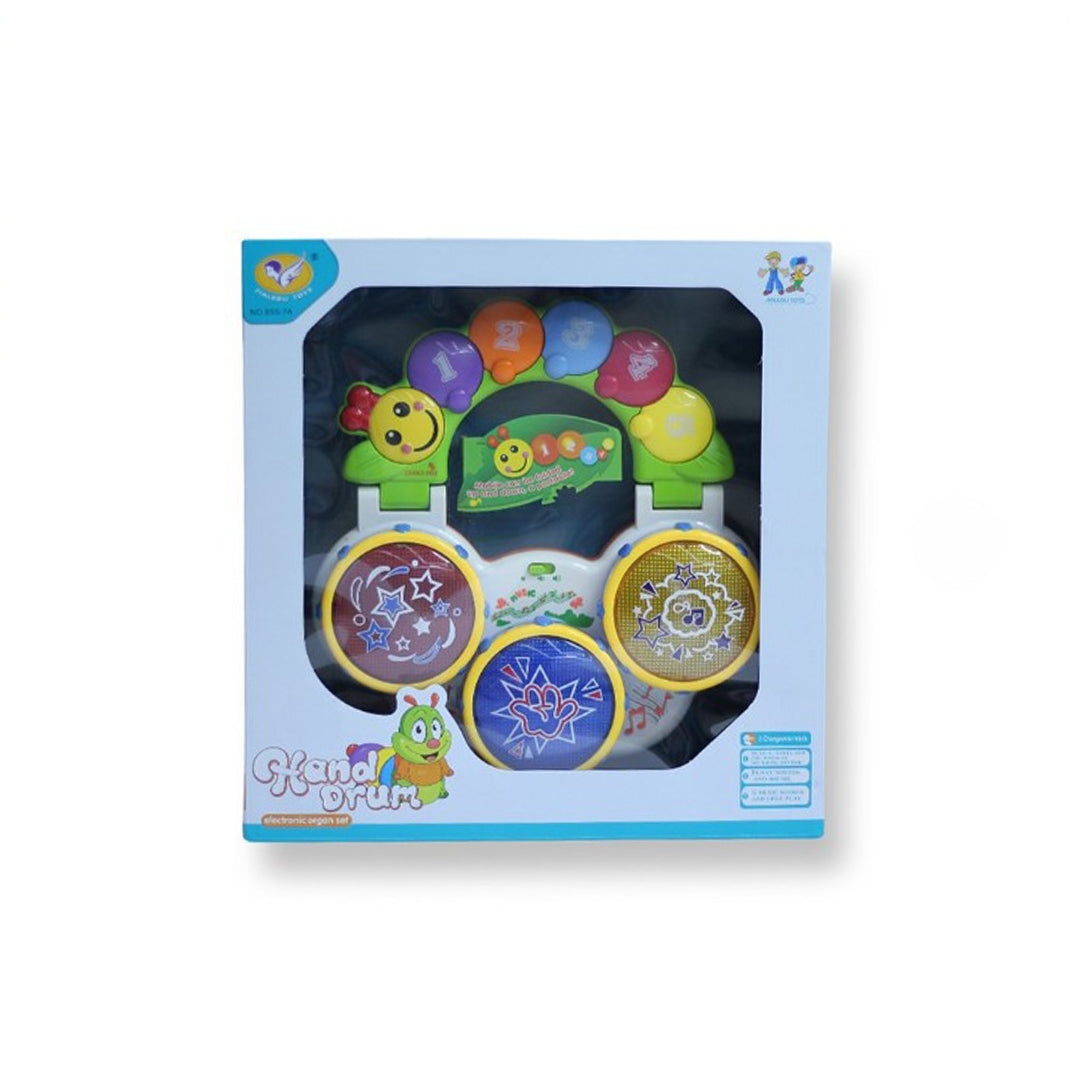 Baby Hand Drum Electronic Organ Set - Musical Toy with Lights and Sounds