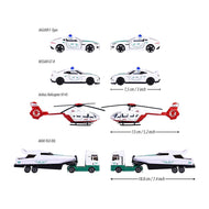 Majorette Dubai Police Diecast Cars: 5-Pack Police Car for Kids Set