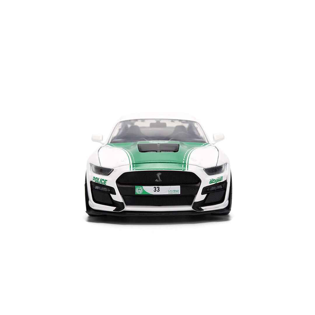 Jada Dubai Police Ford Mustang - 1:24 Diecast Model Car - Toyspry