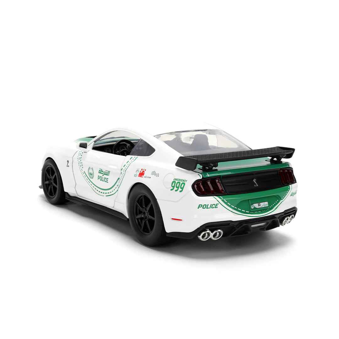 Jada Dubai Police Ford Mustang - 1:24 Diecast Model Car - Toyspry