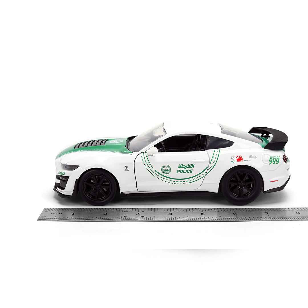 Jada Dubai Police Ford Mustang - 1:24 Diecast Model Car - Toyspry