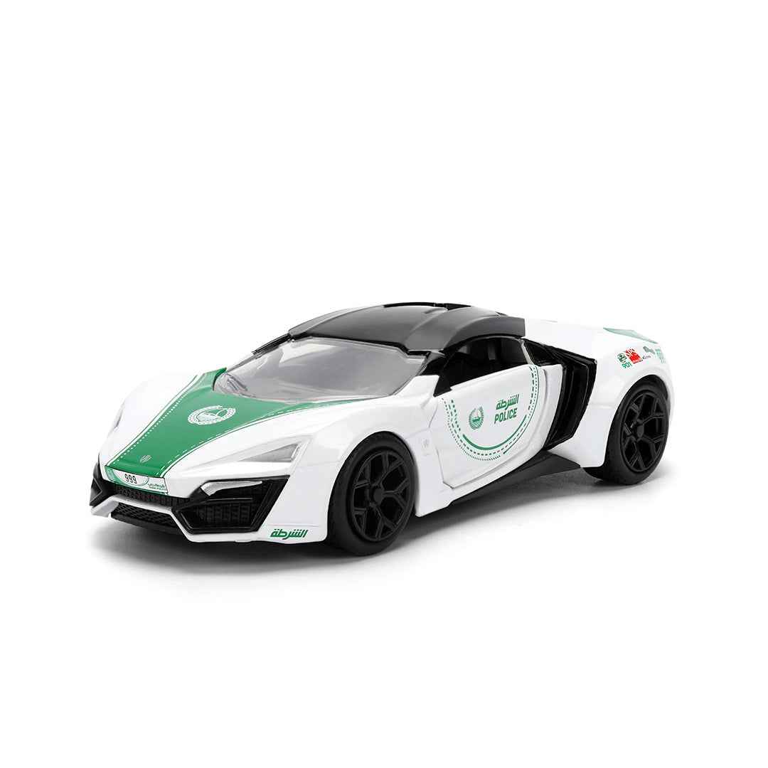Jada Dubai Police Lykan HyperSport - 1:32 Diecast Model Car - Toyspry
