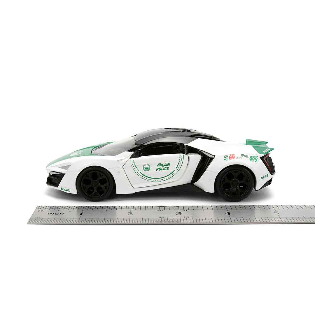 Jada Dubai Police Lykan HyperSport - 1:32 Diecast Model Car - Toyspry