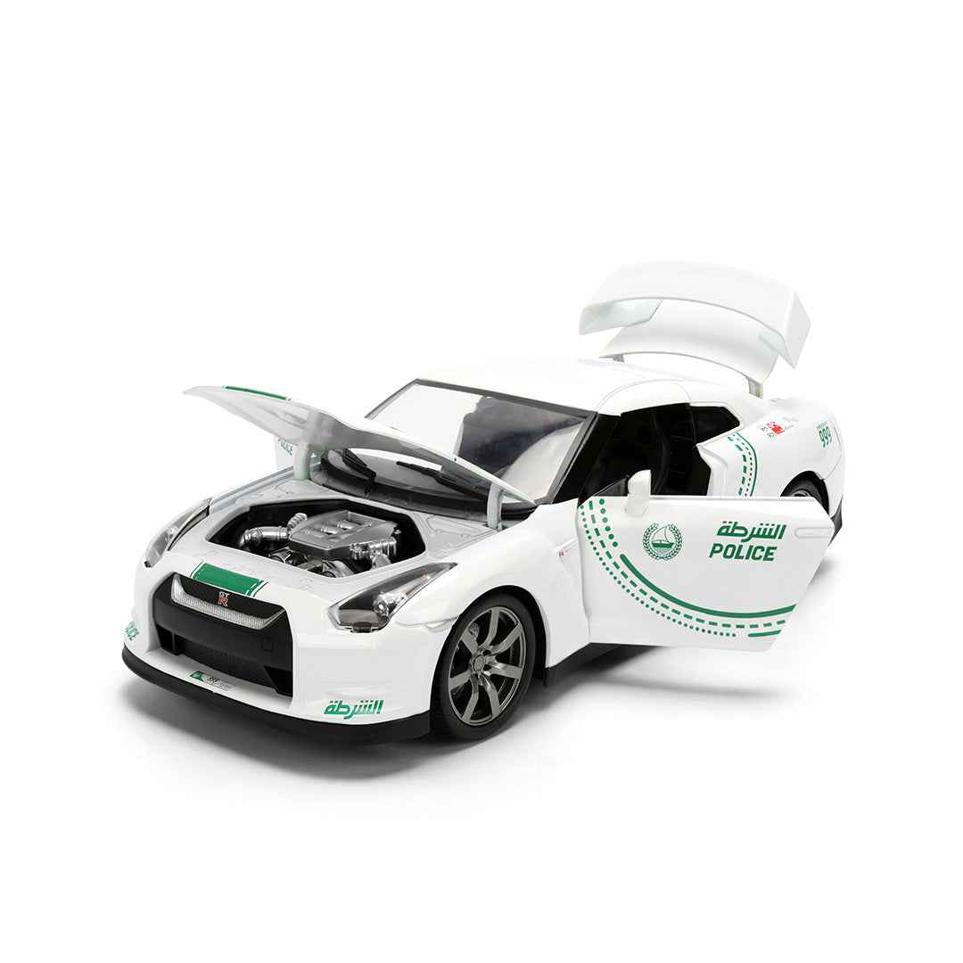 Jada Dubai Police GT-R - 1:18 Diecast Model Car - Toyspry