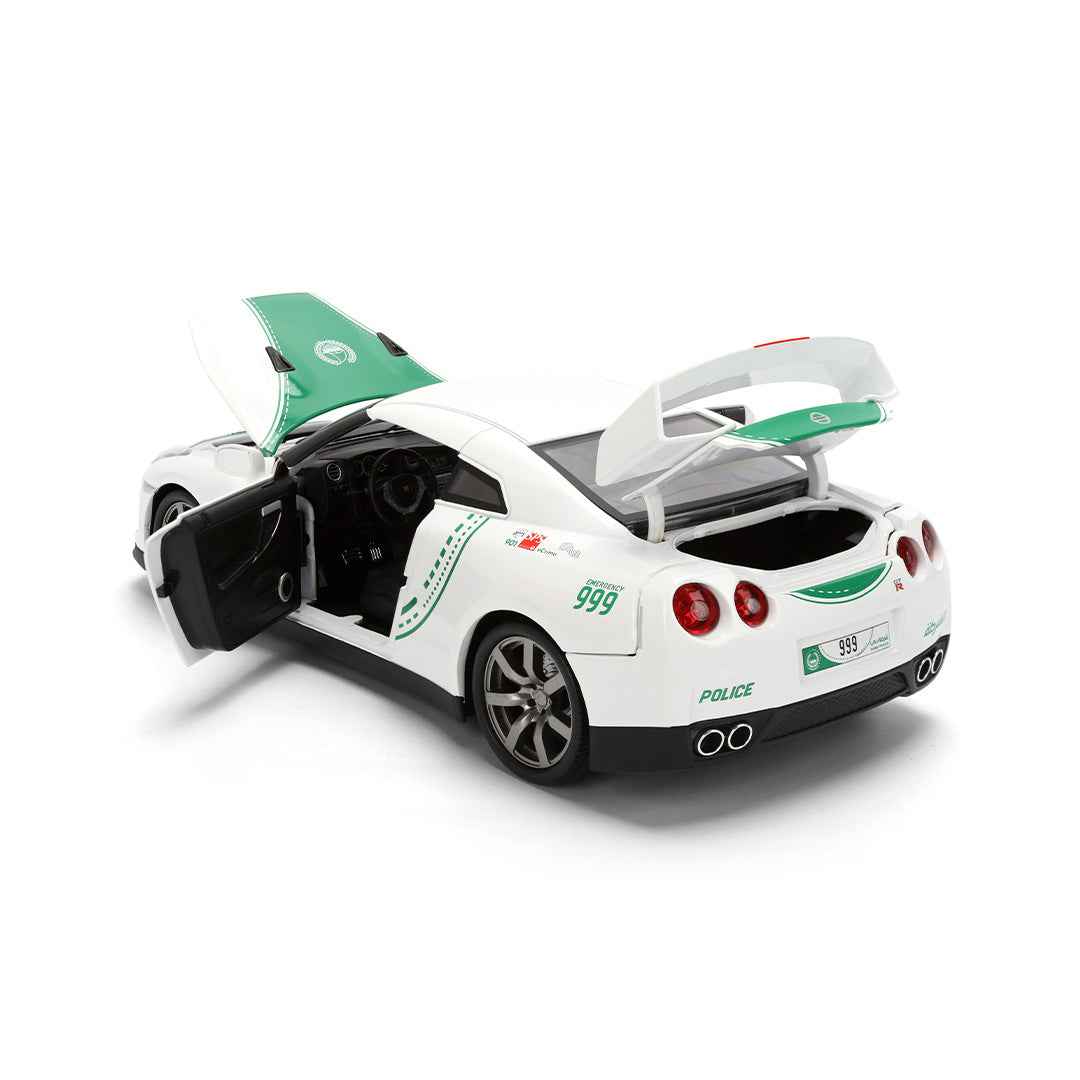 Jada 1:18 Scale Dubai Police Nissan GT-R Diecast Car Model