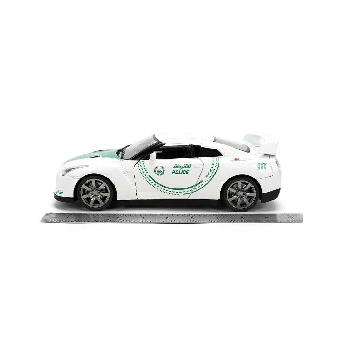 Jada 1:18 Scale Dubai Police Nissan GT-R Diecast Car Model