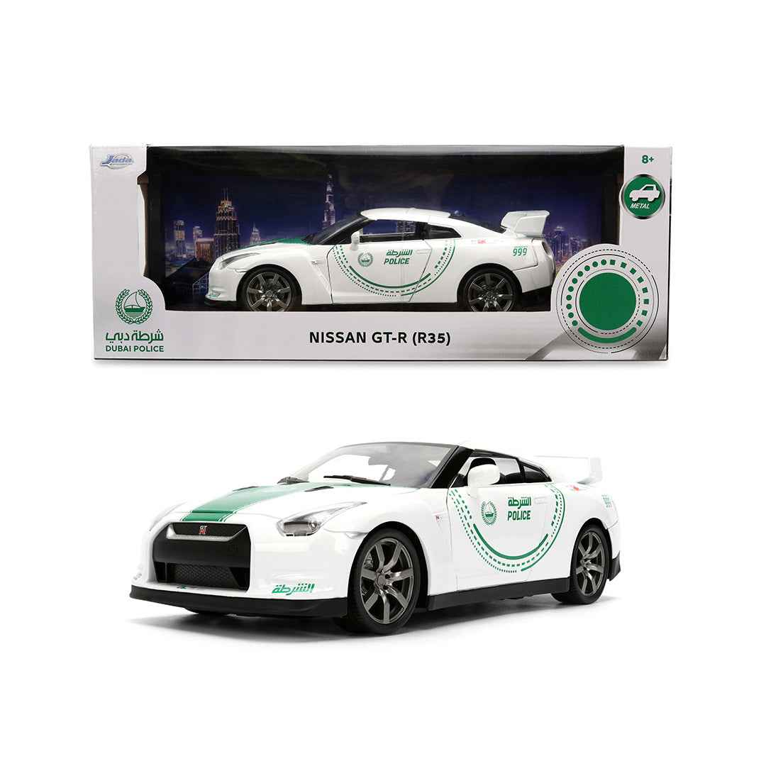Jada 1:18 Scale Dubai Police Nissan GT-R Diecast Car Model