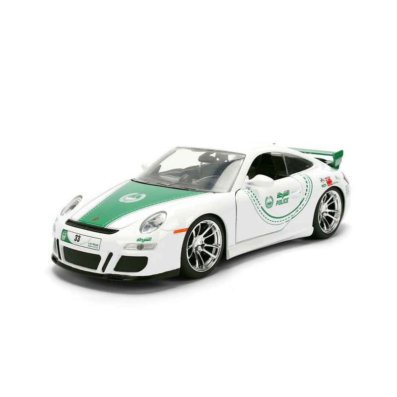 Jada Dubai Police Porsche 911 GT3 - 1:24 Diecast Model Car