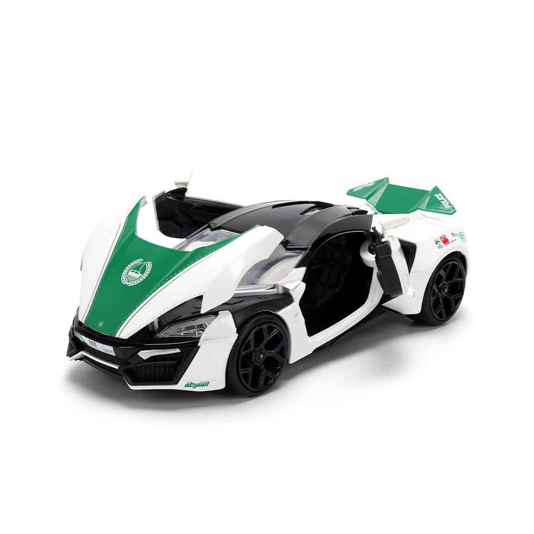 Jada 1:24 Dubai Police W Motors HyperSport Diecast Model Car