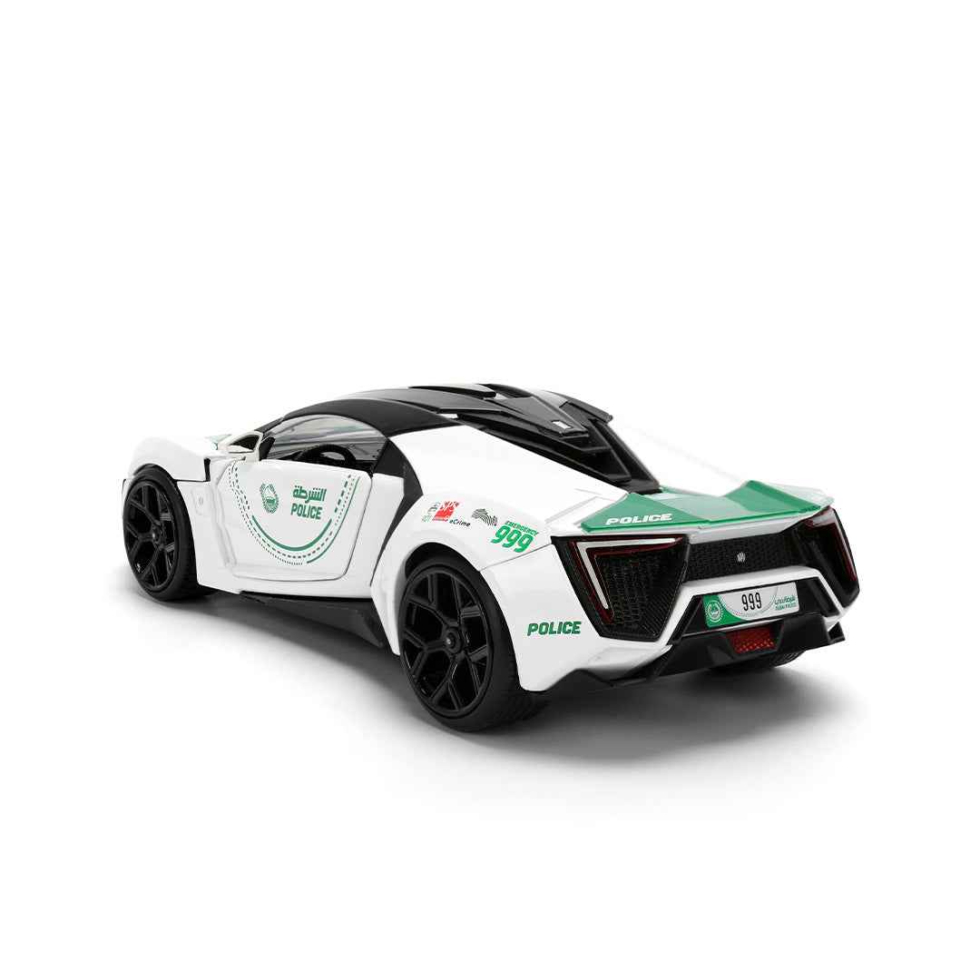 Jada 1:24 Dubai Police W Motors HyperSport Diecast Model Car