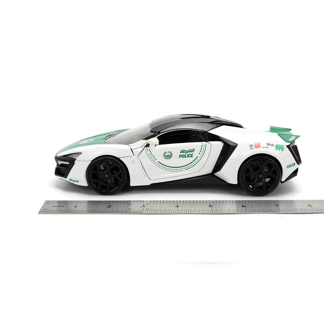Jada Dubai Police HyperSport - 1:24 Diecast Model Car - Toyspry