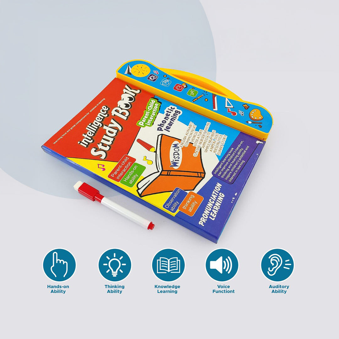 Interactive Educational Phonetic Book | Musical E-Learning Activity Toy for Toddlers