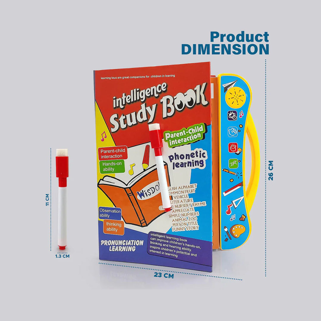 Interactive Educational Phonetic Book - Musical E-Learning Toy - Toyspry