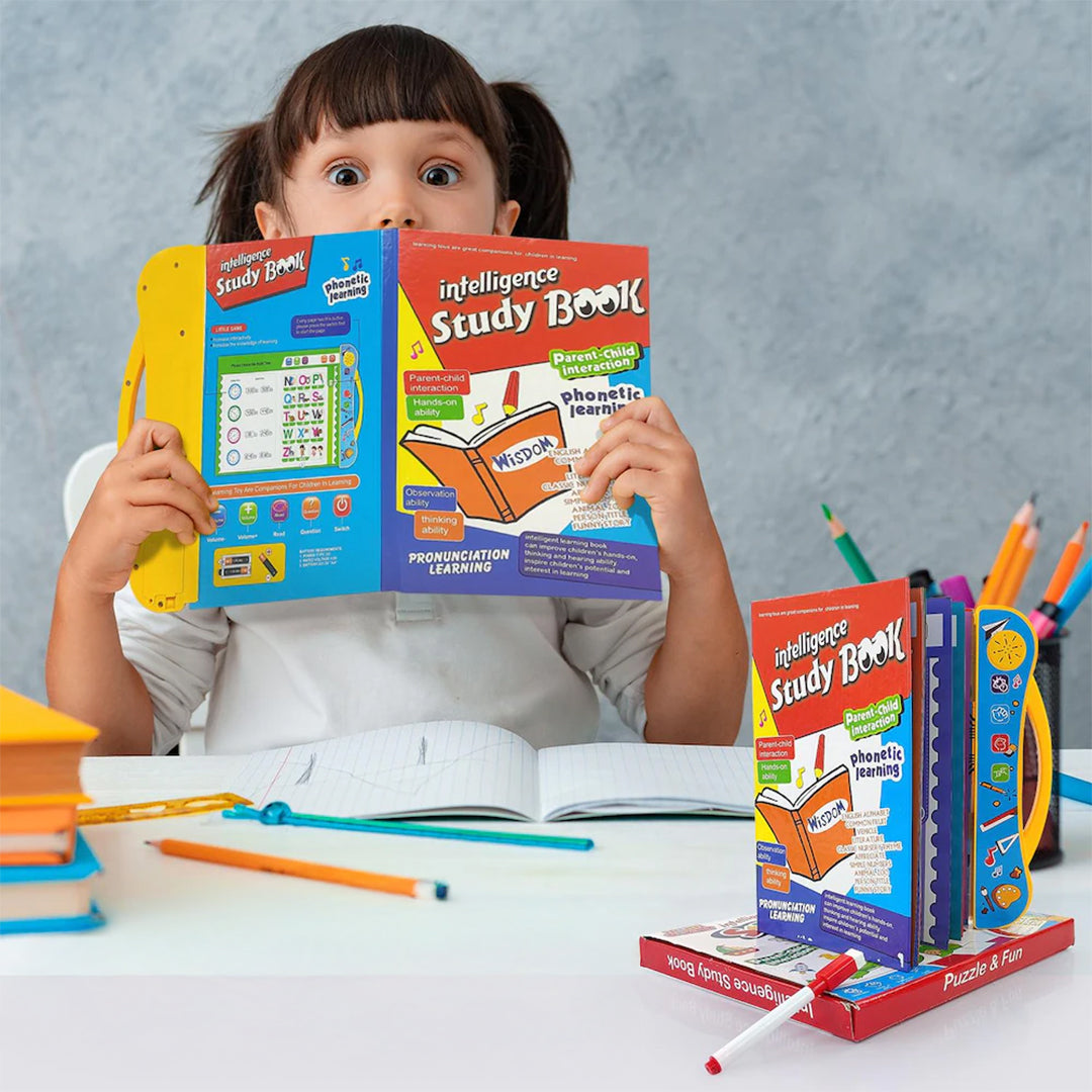 Interactive Educational Phonetic Book | Musical E-Learning Activity Toy for Toddlers