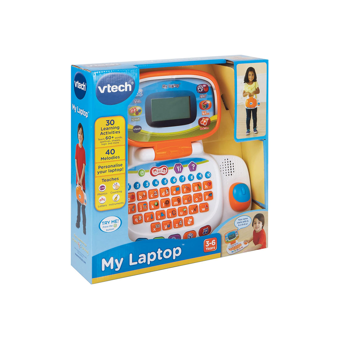 VTech My Laptop | Educational Pre-School Toy & Kids Laptop | Early Computer Skills, Logic & Coordination