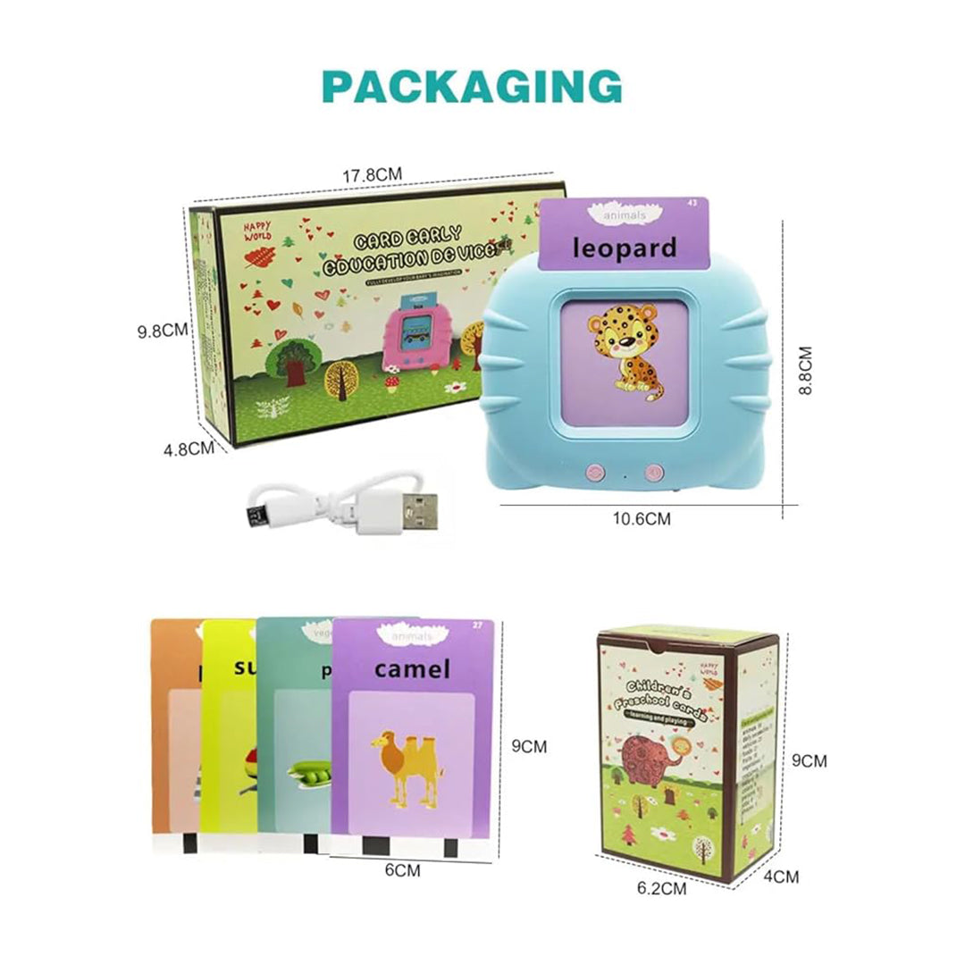 Full set of educational flashcards and the reader machine.