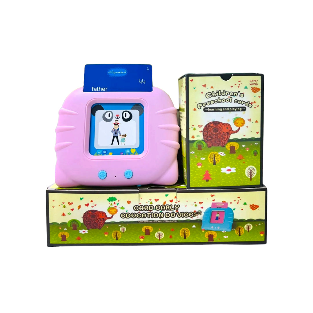 Full set of educational flashcards and the reader machine.