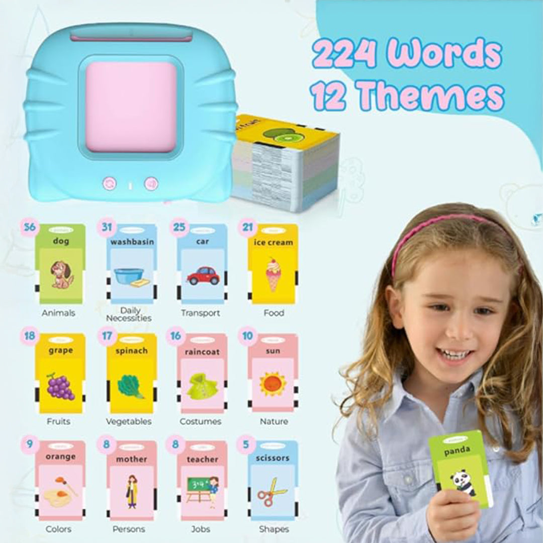 Listen & Learn Literacy Flash Cards for Toddlers - Toyspry
