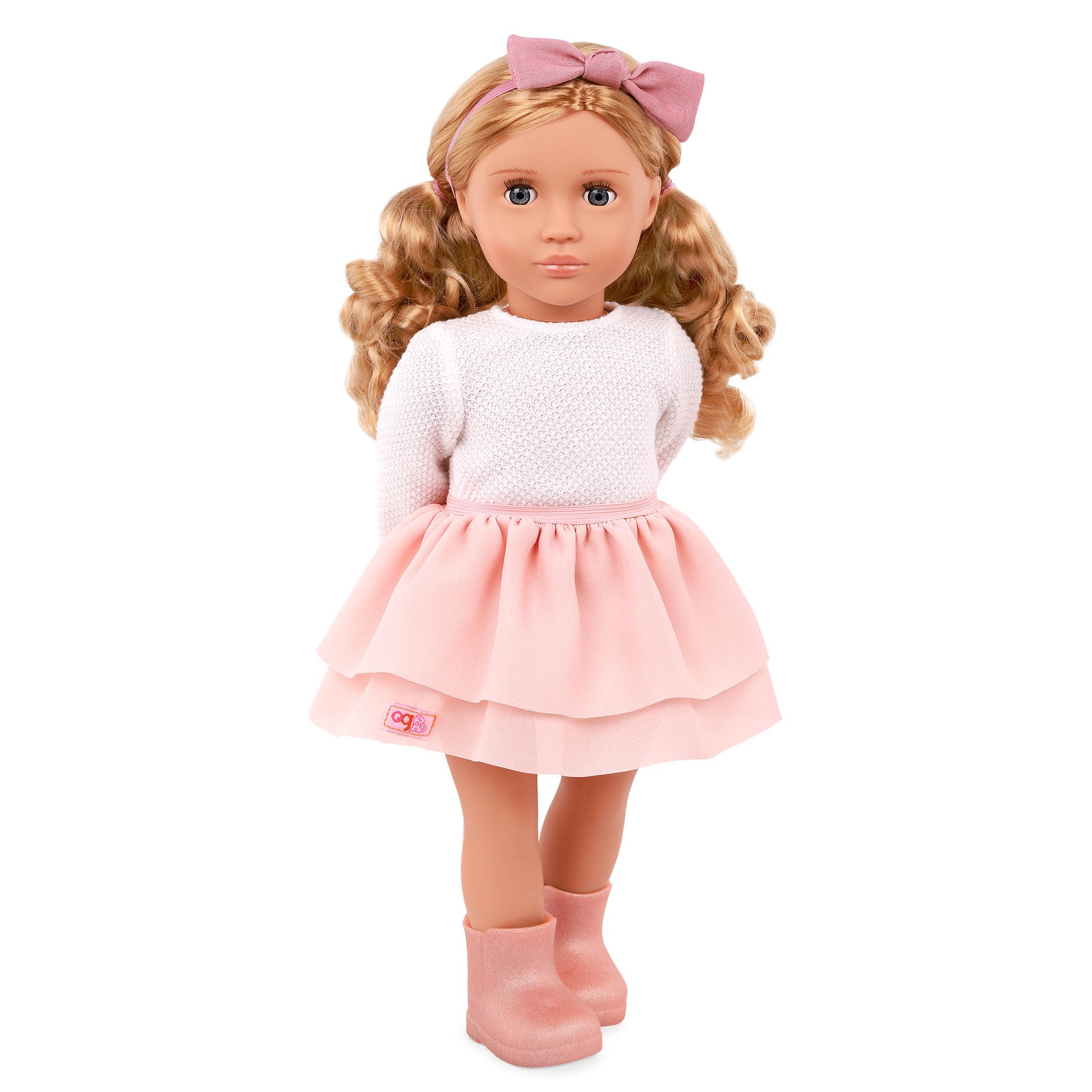 Our Generation Effie Doll - 18-inch Fashion Doll with Pink Frilly Skirt Outfit